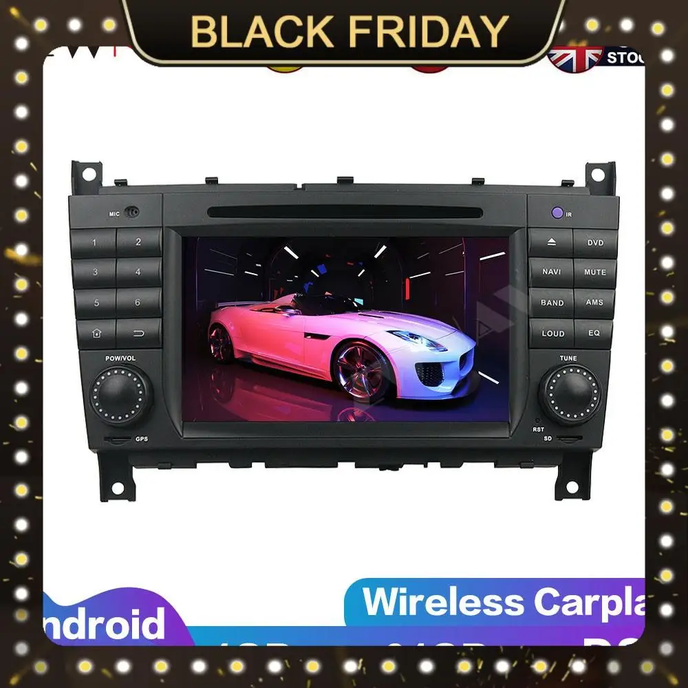 Carplay Android 10.0 Screen Car Multimedia DVD Player For BENZ C-Class W203 2004-2007 GPS Navi Auto Radio Audio Stereo Head Unit
Carplay Android 10.0 Screen Car Multimedia DVD Player For BENZ C-Class W203 2004-2007 GPS Navi Auto Radio Audio Stereo Head Unit
