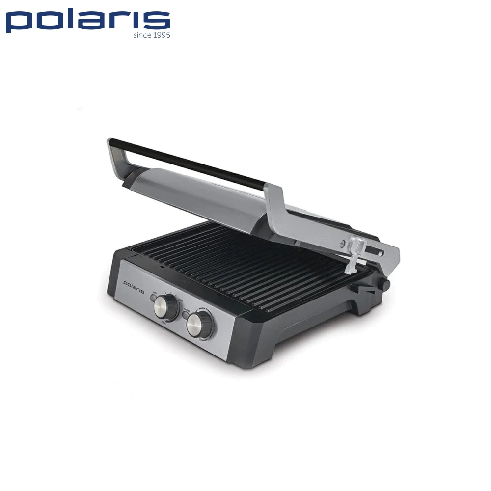Электрический гриль Polaris PGP 1302 Expert 2200Вт покрытие панелей XYLAN | Бытовая техника