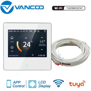 Vancoo WiFi Tuya Temperature Controller Smart Thermostat 220V Electric Heating with Celsius/Fahrenheit with Alexa Google Home
Vancoo WiFi Tuya Temperature Controller Smart Thermostat 220V Electric Heating with Celsius/Fahrenheit with Alexa Google Home