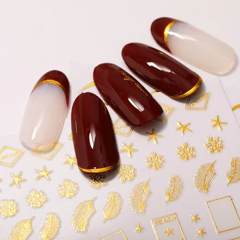 1pcs 3D Nail Sticker Gold Silver Metal Curve Stripe Lines Adhesive Decal Striping Tape Multi-size 3D Stickers For Manicuring
1pcs 3D Nail Sticker Gold Silver Metal Curve Stripe Lines Adhesive Decal Striping Tape Multi-size 3D Stickers For Manicuring