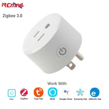 Zigbee Smart Plug Socket Outlet Switch Compatible with Alexa Echo Plus SmartThings Hub (Hub Required) Works with Google Home
Zigbee Smart Plug Socket Outlet Switch Compatible with Alexa Echo Plus SmartThings Hub (Hub Required) Works with Google Home