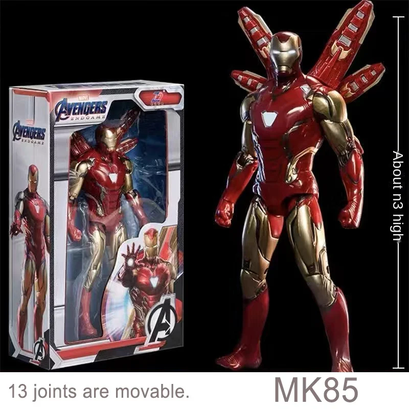 

Disney Marvel Iron Man Mk85 7" Action Figure Ironman Mark 85 Nano Weapons Tony Stark Legends Zd Toys Avengers Endgame Doll Model