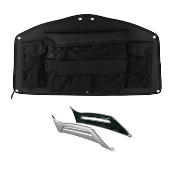1 Pcs Motorcycle Trunk Lid Organizer Bag Tool Bags Case & 2 Pcs Motorcycle Chrome Fairing Intake Vent Scoops
1 Pcs Motorcycle Trunk Lid Organizer Bag Tool Bags Case & 2 Pcs Motorcycle Chrome Fairing Intake Vent Scoops