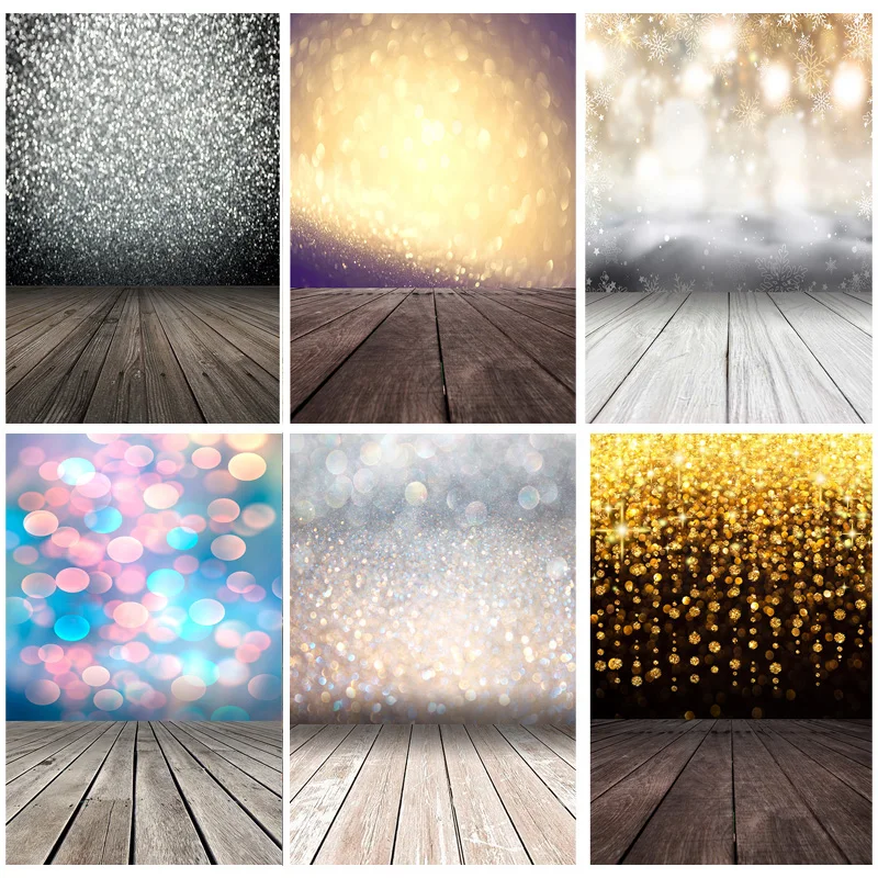 SHENGYONGBAO Light Spot Bokeh Glitter Wooden Floor Portrait Photography Backdrops Props Photo Studio Backgrounds 21222 LX-05
SHENGYONGBAO Light Spot Bokeh Glitter Wooden Floor Portrait Photography Backdrops Props Photo Studio Backgrounds 21222 LX-05