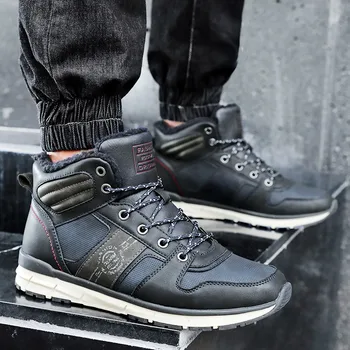 Men Fashion Ankle Boots Male Winter Plush Super Warm Shoes Flats Outdoor Sports Shoes Flats Man's Quality Leather Boot SnowBoots
Men Fashion Ankle Boots Male Winter Plush Super Warm Shoes Flats Outdoor Sports Shoes Flats Man's Quality Leather Boot SnowBoots