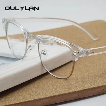 Oulylan Anti Blue Light Glasses Frame Women Vintage Transparent Eyeglass Frames Half-rim Computer Eyewear Men Spectacles
Oulylan Anti Blue Light Glasses Frame Women Vintage Transparent Eyeglass Frames Half-rim Computer Eyewear Men Spectacles