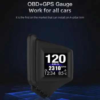 Newest OBD GPS Dual System Hud Display Car Head-up Display Digital GPS Speedometer Odometer Overspeed Alarm Car Speed Projector
Newest OBD GPS Dual System Hud Display Car Head-up Display Digital GPS Speedometer Odometer Overspeed Alarm Car Speed Projector