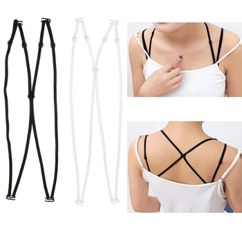 Ladies Sexy Invisible Bra Free Strap Slip Cross Strap Back Strap Backless Bowknot Bra Adjustable Shoulder Strap 
Ladies Sexy Invisible Bra Free Strap Slip Cross Strap Back Strap Backless Bowknot Bra Adjustable Shoulder Strap