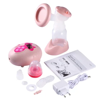 

Portable Comfortable BPA Free Mute Single Electric Comfort Breast Pump with the Large LCD 9 Levels Adjustment