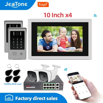 JeaTone 10 inch Touch Screen WIFI IP Video Door Phone Intercom System Villa Apartment Access Control System Motion Detection DIY
JeaTone 10 inch Touch Screen WIFI IP Video Door Phone Intercom System Villa Apartment Access Control System Motion Detection DIY