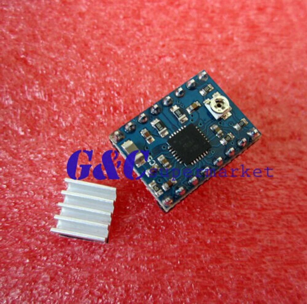 1 A4988 stepper driver module Polulu compatible with Reprap Prusa Mendeldiy electronics accessories compatible board
1 A4988 stepper driver module Polulu compatible with Reprap Prusa Mendeldiy electronics accessories compatible board