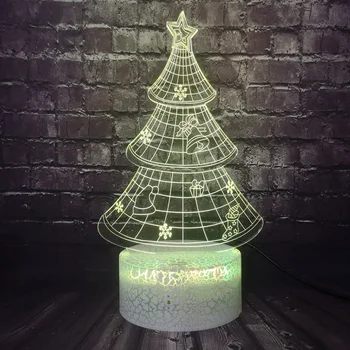 Desk Table RGB Lighting Xmas Christmas Tree 3D Optical LED Bulb Lamp Kid Gift Gradient Color Fairy Light Romantic Home Decor
Desk Table RGB Lighting Xmas Christmas Tree 3D Optical LED Bulb Lamp Kid Gift Gradient Color Fairy Light Romantic Home Decor