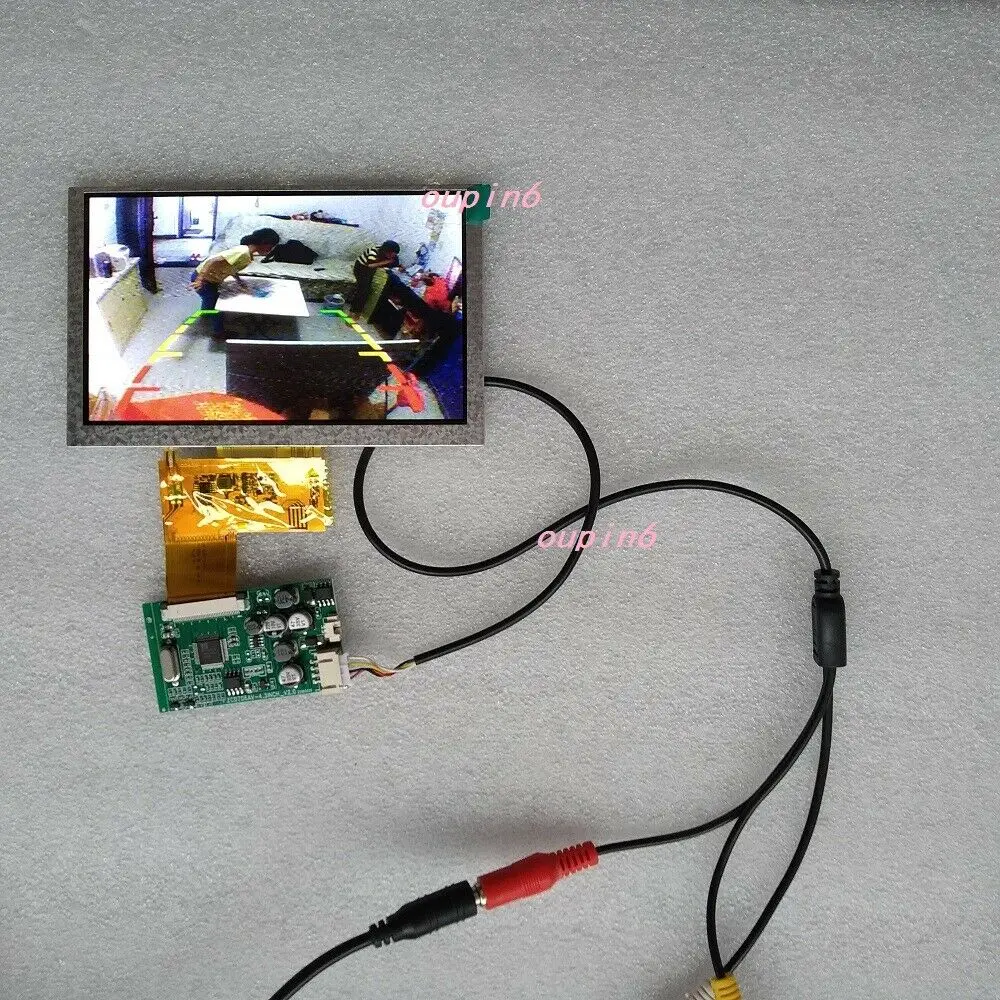 2AV набор для платы ЖК-контроллер + 4 3 "панель 480x272 дисплей Автомобильный экран