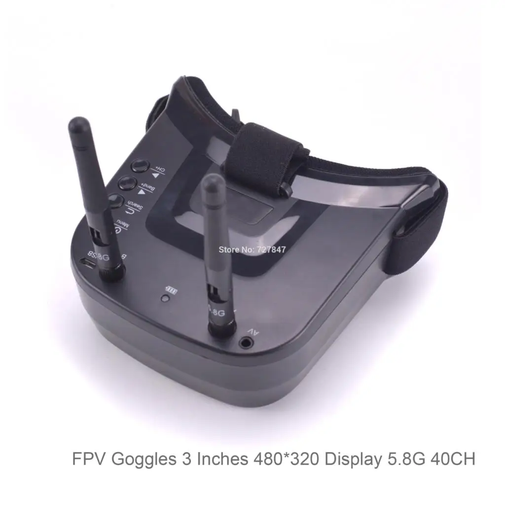 Mini FPV VR Goggles 3 inch Inches 480*320 Display 5.8G 40CH Auto-Search Build-in 3.7V 1200mAh Battery For FPV Quadcopter Drone
Mini FPV VR Goggles 3 inch Inches 480*320 Display 5.8G 40CH Auto-Search Build-in 3.7V 1200mAh Battery For FPV Quadcopter Drone