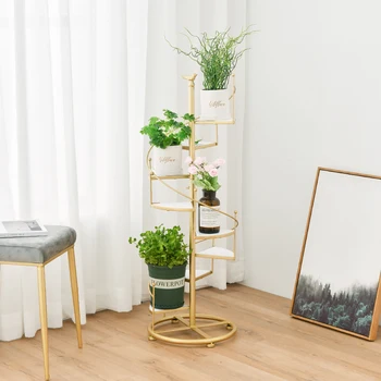 Modern simple iron multi meat flower rack multi functional floor type rotary multi-layer plant shelf in indoor living room
Modern simple iron multi meat flower rack multi functional floor type rotary multi-layer plant shelf in indoor living room