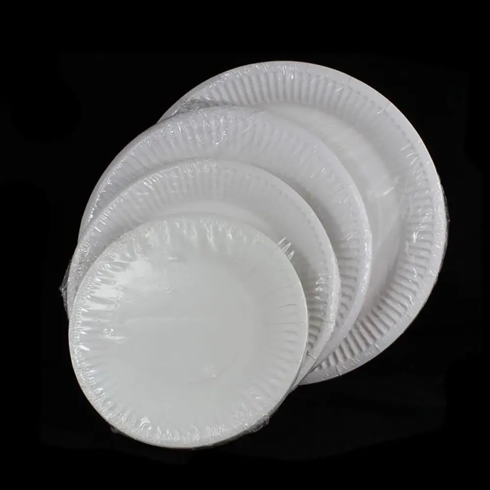 20Pcs Disposable Plates White Paper Dish Kids Birthday Plates Baby Shower Wedding Party Cake Pan Tableware Supplies 
20Pcs Disposable Plates White Paper Dish Kids Birthday Plates Baby Shower Wedding Party Cake Pan Tableware Supplies