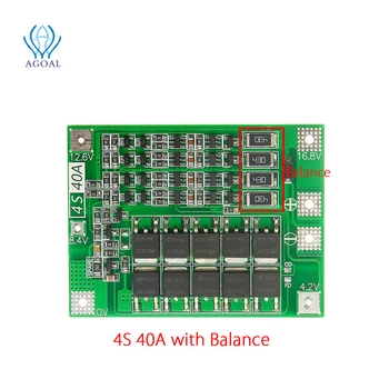3S 4S 40A Li-ion Lithium Battery 18650 Charger PCB BMS Protection Board with Balance For Drill Motor 14.8V 16.8V Lipo Cell
3S 4S 40A Li-ion Lithium Battery 18650 Charger PCB BMS Protection Board with Balance For Drill Motor 14.8V 16.8V Lipo Cell