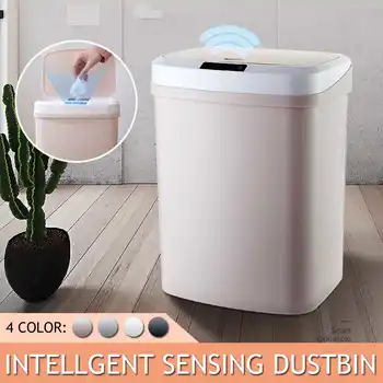 15L Automatic Touchless Intelligent induction Motion Sensor Kitchen Trash Can Wide Opening Sensor Eco-friendly Waste Garbage Bin
15L Automatic Touchless Intelligent induction Motion Sensor Kitchen Trash Can Wide Opening Sensor Eco-friendly Waste Garbage Bin
