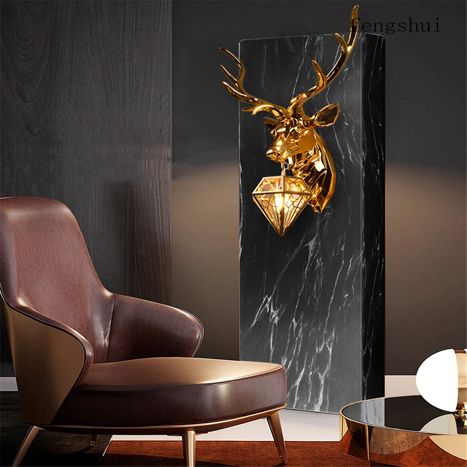 Modern Luxury Led Wall Lamp Resin Wall Lamps Deer Light Bedroom Living Room Kitchen Home Indoor Decorate Lighting Wall Sconce
Modern Luxury Led Wall Lamp Resin Wall Lamps Deer Light Bedroom Living Room Kitchen Home Indoor Decorate Lighting Wall Sconce