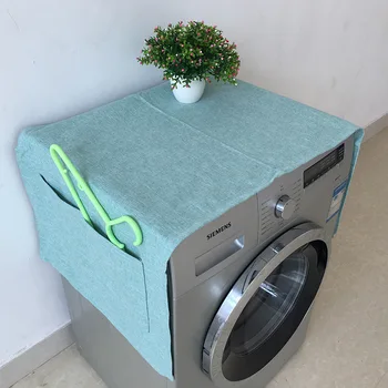 Simple Cotton Linen Washing Machine Cover Dust Cover Solid color waterproof Refrigerator organizer Single door Fridge cover
Simple Cotton Linen Washing Machine Cover Dust Cover Solid color waterproof Refrigerator organizer Single door Fridge cover