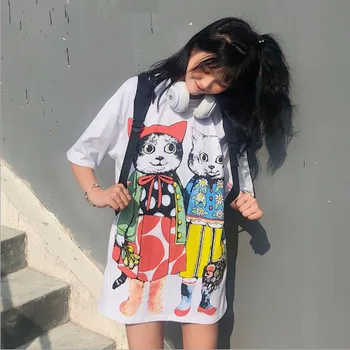 Cute Cartoon Print Women T shirt Spring Summer Short Sleeve O Neck Women Tops Casual Loose Tee shirt Femme
Cute Cartoon Print Women T shirt Spring Summer Short Sleeve O Neck Women Tops Casual Loose Tee shirt Femme