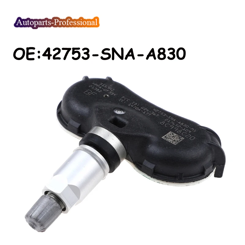 For Honda Civic TPMS Sensor Tire Pressure Monitor System 315MHZ 42753-SNA-A830 42753-SNA-A830-M1 42753SNAA830M1 Car
For Honda Civic TPMS Sensor Tire Pressure Monitor System 315MHZ 42753-SNA-A830 42753-SNA-A830-M1 42753SNAA830M1 Car
