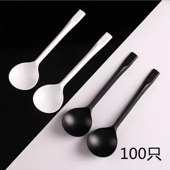 100 Pcs/Set Thick Plastic Disposable Spoons For Cakes Yogurt Fast Food Baking Supplies Tableware Ice Cream Disposable Spoon
100 Pcs/Set Thick Plastic Disposable Spoons For Cakes Yogurt Fast Food Baking Supplies Tableware Ice Cream Disposable Spoon