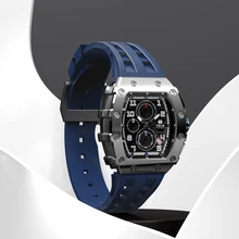 TSAR BOMBA Luxury Watches for Men Tonneau Design 100M Waterproof Stainless Steel Sport Chronograph Fashion Business Mens watch 
TSAR BOMBA Luxury Watches for Men Tonneau Design 100M Waterproof Stainless Steel Sport Chronograph Fashion Business Mens watch