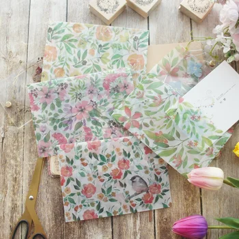 12.3*17.3cm 4pcs Flower and Bird Design Envelop As Postcard Message Card Invitation Envelop Transparent Paper
12.3*17.3cm 4pcs Flower and Bird Design Envelop As Postcard Message Card Invitation Envelop Transparent Paper