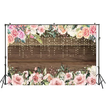 HUAYI Water Color Pink Flowers Decoration Brown Wood Planks Background Photography For Newborn Photography Backdrops W-2166 
HUAYI Water Color Pink Flowers Decoration Brown Wood Planks Background Photography For Newborn Photography Backdrops W-2166