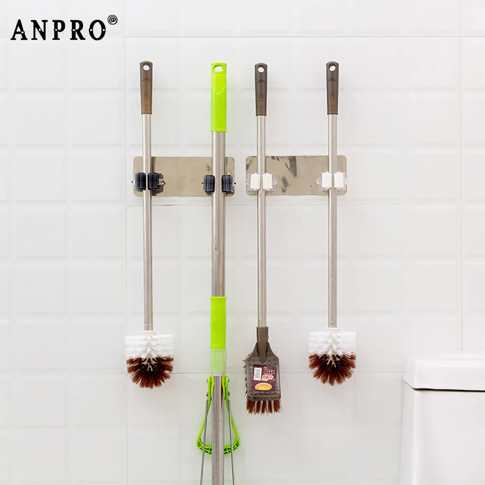 Anpro Mop and Broom Holder Mop Organizer Garden Storage Rack Kitchen Tool Hanger Folding Rack Metal Tools Behind Doors/On Walls
Anpro Mop and Broom Holder Mop Organizer Garden Storage Rack Kitchen Tool Hanger Folding Rack Metal Tools Behind Doors/On Walls