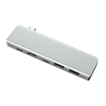 5-In-1 USB C HUB Type-C to Multi Ports USB 3.0 Type C Power Adapter USB-C HUB Splitter Dock
5-In-1 USB C HUB Type-C to Multi Ports USB 3.0 Type C Power Adapter USB-C HUB Splitter Dock