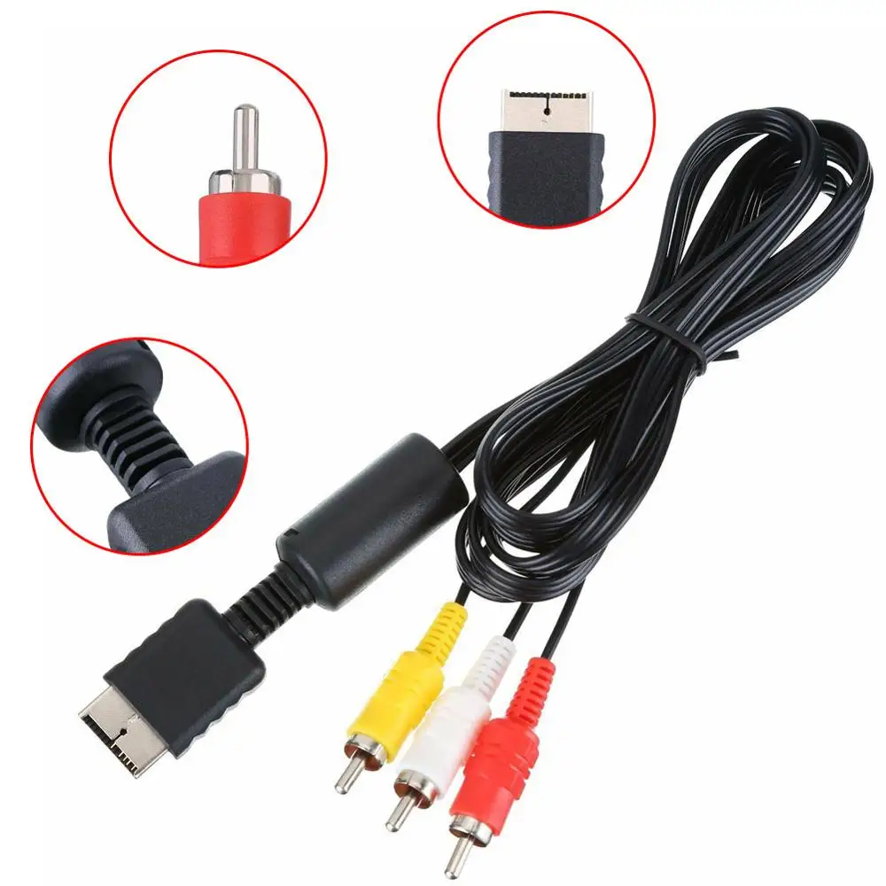 Fit for PlayStation2 / PS2 / PS3 AV Audio and Video Cable RCA Audio and Video Cable
Fit for PlayStation2 / PS2 / PS3 AV Audio and Video Cable RCA Audio and Video Cable