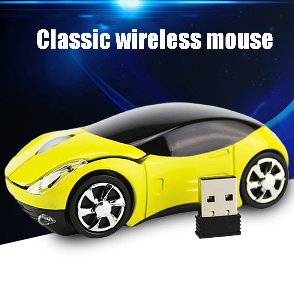 2.4G Wireless Mouse Car Shape Wireless Optical Mouse Cordless with USB Scroll Mice Receiver for PC Laptop Computer
2.4G Wireless Mouse Car Shape Wireless Optical Mouse Cordless with USB Scroll Mice Receiver for PC Laptop Computer