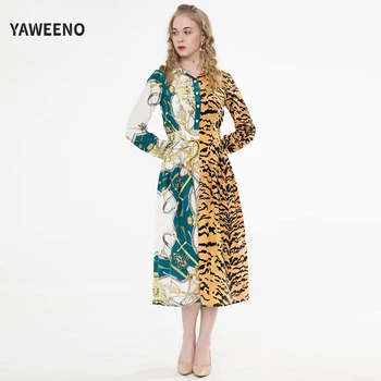 2020 New Women Spring Summer Runway Fashion Elegant Vintage Printed Collect Waist Shirt Collar Single-Breasted Midi Dress
2020 New Women Spring Summer Runway Fashion Elegant Vintage Printed Collect Waist Shirt Collar Single-Breasted Midi Dress