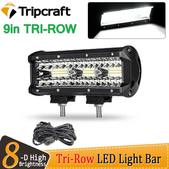 Tripcraft 3 Rows LED Bar 9“ 9inch Tri-ROW LED Light Bar Work Light for Car Tractor Boat OffRoad 4x4 Truck SUV ATV Driving 12V 24
Tripcraft 3 Rows LED Bar 9“ 9inch Tri-ROW LED Light Bar Work Light for Car Tractor Boat OffRoad 4x4 Truck SUV ATV Driving 12V 24