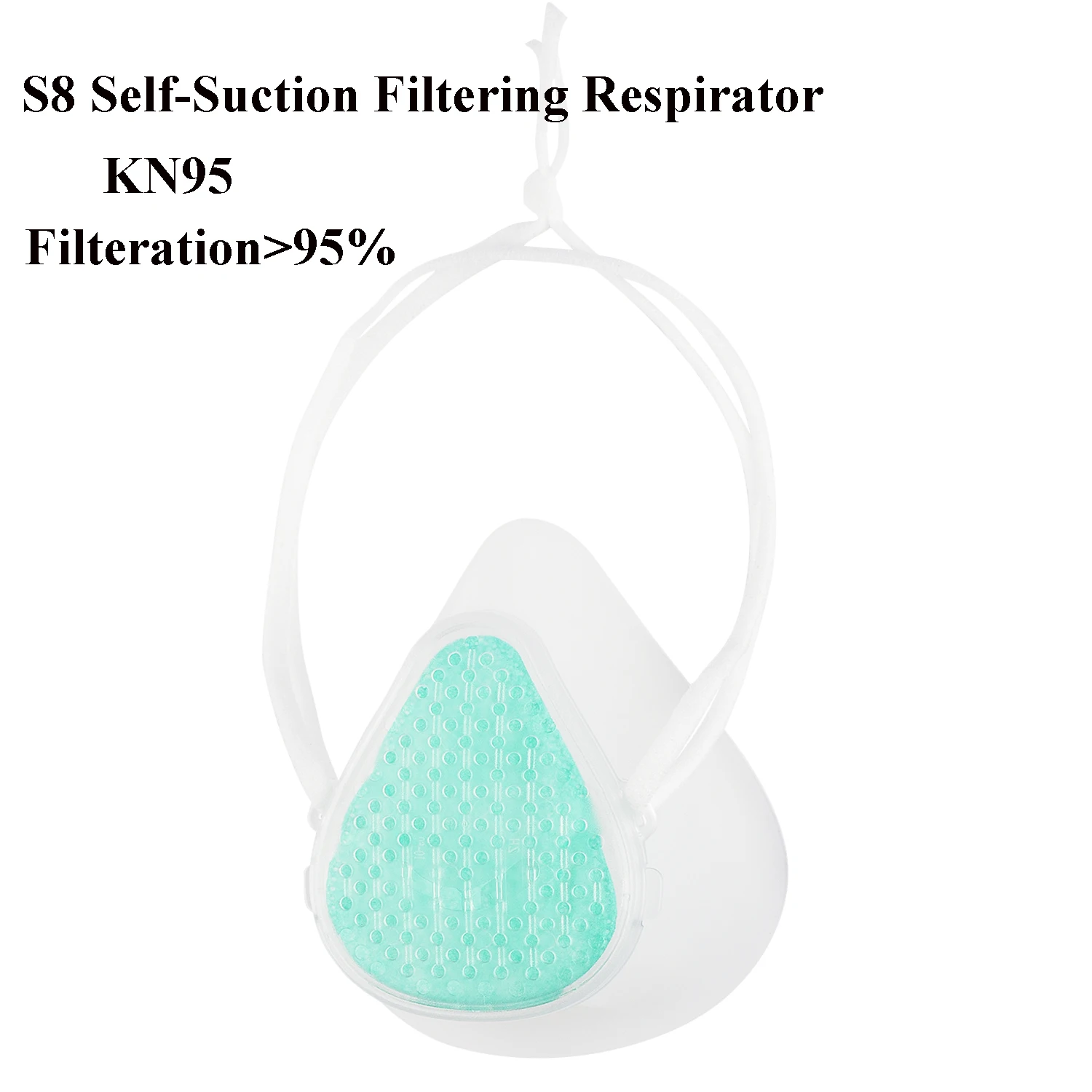 1Pcs S8 Self-Suction Filtering Respirator + 2Pcs Filter = 2 KN95 Masks Anti Dust and Small Particles Mouth Mask Comfort Mask
1Pcs S8 Self-Suction Filtering Respirator + 2Pcs Filter = 2 KN95 Masks Anti Dust and Small Particles Mouth Mask Comfort Mask