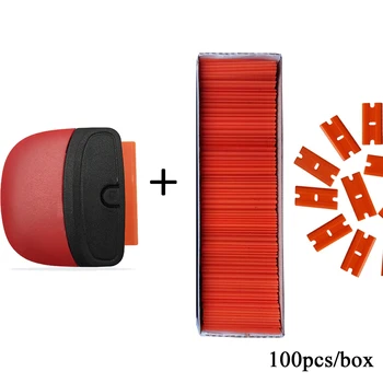 100pcs Double Edged Plastic Razor Blade Window Glass Clean Scraper Carbon Fiber Wrapping Vinyl Car Wrap Sticker Squeegee E37 E14
100pcs Double Edged Plastic Razor Blade Window Glass Clean Scraper Carbon Fiber Wrapping Vinyl Car Wrap Sticker Squeegee E37 E14