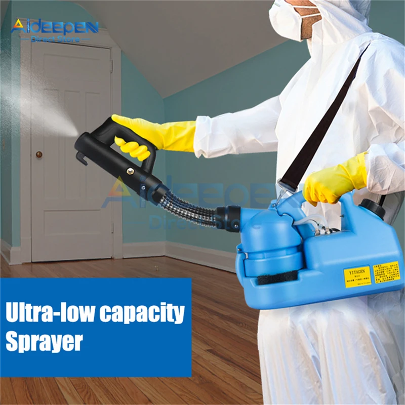 5/7L 110V/220V 600-1000W Electric ULV Fogger Intelligent Ultra Large Capacity Sprayer Mosquito Killer Disinfection Machine EU/US 
5/7L 110V/220V 600-1000W Electric ULV Fogger Intelligent Ultra Large Capacity Sprayer Mosquito Killer Disinfection Machine EU/US