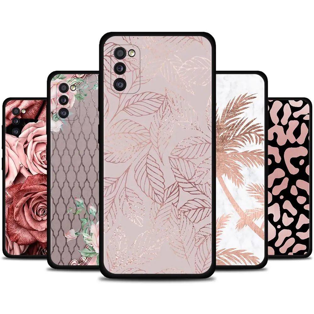 Чехол для смартфона Samsung Galaxy A21s A21 A12 A11 A02s A02 A01 силиконовый чехол мягкий розовая