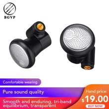 BGVP DX3s CNC Platte Oortelefoon 3.5mm Oordopjes DIY Audio Monitor Oortelefoon Vervanging Oordopjes voor Audiophile(China)