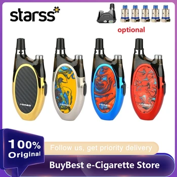 NEW Original Starss Romeo Pod system kit with 1200mah Battery & 2ml capacity Pod long time vaping Kit vs drag nano/ vinci kit
NEW Original Starss Romeo Pod system kit with 1200mah Battery & 2ml capacity Pod long time vaping Kit vs drag nano/ vinci kit
