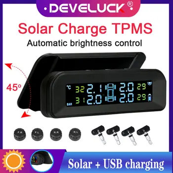 TPMS Car Tire Pressure Monitor System Automatic Brightness Control USB and Solar Charging Adjustable LCD Screen 4 Exter Sensor
TPMS Car Tire Pressure Monitor System Automatic Brightness Control USB and Solar Charging Adjustable LCD Screen 4 Exter Sensor