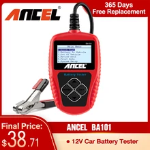 Ancel BA101 12V 100-2000CCA 220AH Car Battery Tester Auto Load Battery Analyzer Multi languages Car Battery Diagnostic Tool
Ancel BA101 12V 100-2000CCA 220AH Car Battery Tester Auto Load Battery Analyzer Multi languages Car Battery Diagnostic Tool