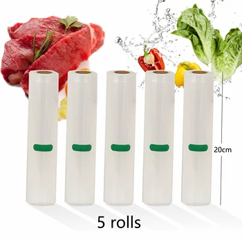 5 Rolls/Lot Kitchen Food Vacuum Bag Storage Bags For Vacuum Sealer Food Packer 20cm*500cm
5 Rolls/Lot Kitchen Food Vacuum Bag Storage Bags For Vacuum Sealer Food Packer 20cm*500cm