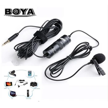 BOYA BY-M1DM Lav Lavalier Microphone M1 Omnidirectional Condenser Microphone 3.5mm Mic for DSLR Audio Recorders
BOYA BY-M1DM Lav Lavalier Microphone M1 Omnidirectional Condenser Microphone 3.5mm Mic for DSLR Audio Recorders