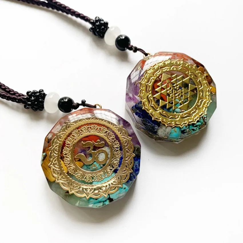 5 Pcs Light Yellow Gold Color Orgonite 3D Symbol Many Colors Stone and Resin Pendant Rope Chain Necklace Healing Chakra Jewelry
5 Pcs Light Yellow Gold Color Orgonite 3D Symbol Many Colors Stone and Resin Pendant Rope Chain Necklace Healing Chakra Jewelry