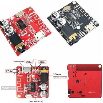 DIY Bluetooth Audio Receiver board Bluetooth 4.0 4.1 4.2 5.0 MP3 Lossless Decoder Board Wireless Stereo Music Module 3.7-5V
DIY Bluetooth Audio Receiver board Bluetooth 4.0 4.1 4.2 5.0 MP3 Lossless Decoder Board Wireless Stereo Music Module 3.7-5V