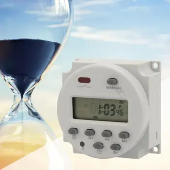 Digital Timer Switch 7 Days Weekly Programmable Digital Electronic Lighting Daily Timer Switch 5VDC/12VDC/24VDC/110VAC/220VAC
Digital Timer Switch 7 Days Weekly Programmable Digital Electronic Lighting Daily Timer Switch 5VDC/12VDC/24VDC/110VAC/220VAC