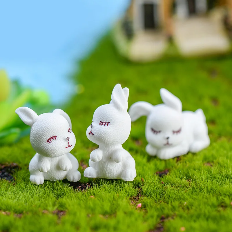 3pcs Set Ornament Figurines Landscape Rabbit Animal Design Miniature Decor Resin Lawn Craft
3pcs Set Ornament Figurines Landscape Rabbit Animal Design Miniature Decor Resin Lawn Craft